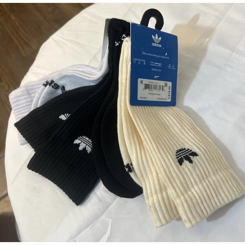 Adidas Crew Socks 3 Pack